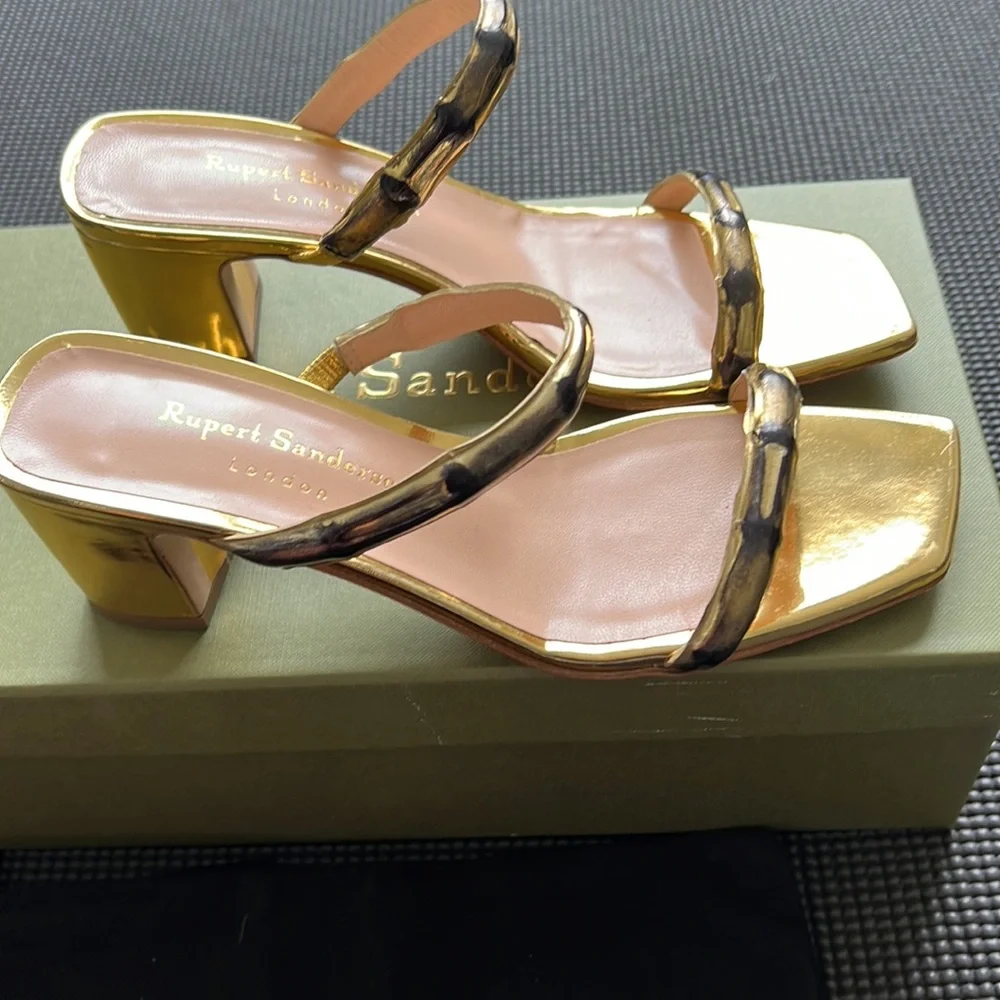 Rupert Sanderson gold - Picture 4 of 13